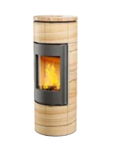 Печь-камин Астов R1.0 L K MAX — Песчаник