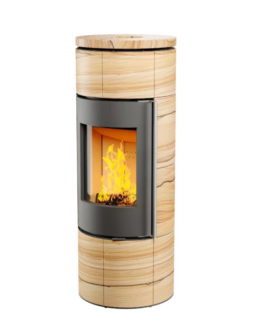 Печь-камин Астов R1.0 L K MAX — Песчаник