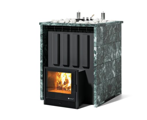 Печь Домна 60 К в трехстороннем кожухе