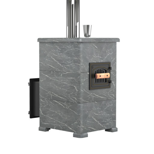 Банная печь Везувий Легенда Русский пар NEXT 18 в камне